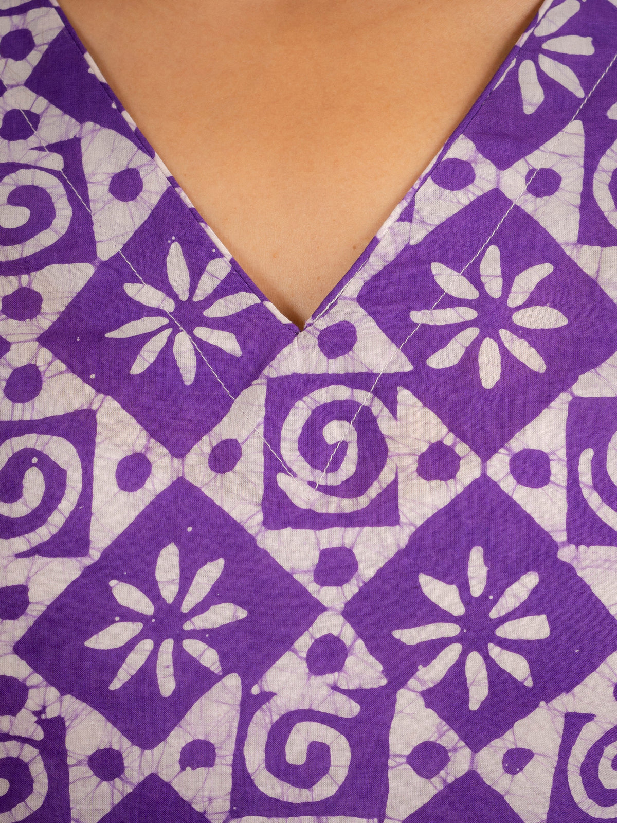 Click to view full screen Lavender Aura Cotton suit Set