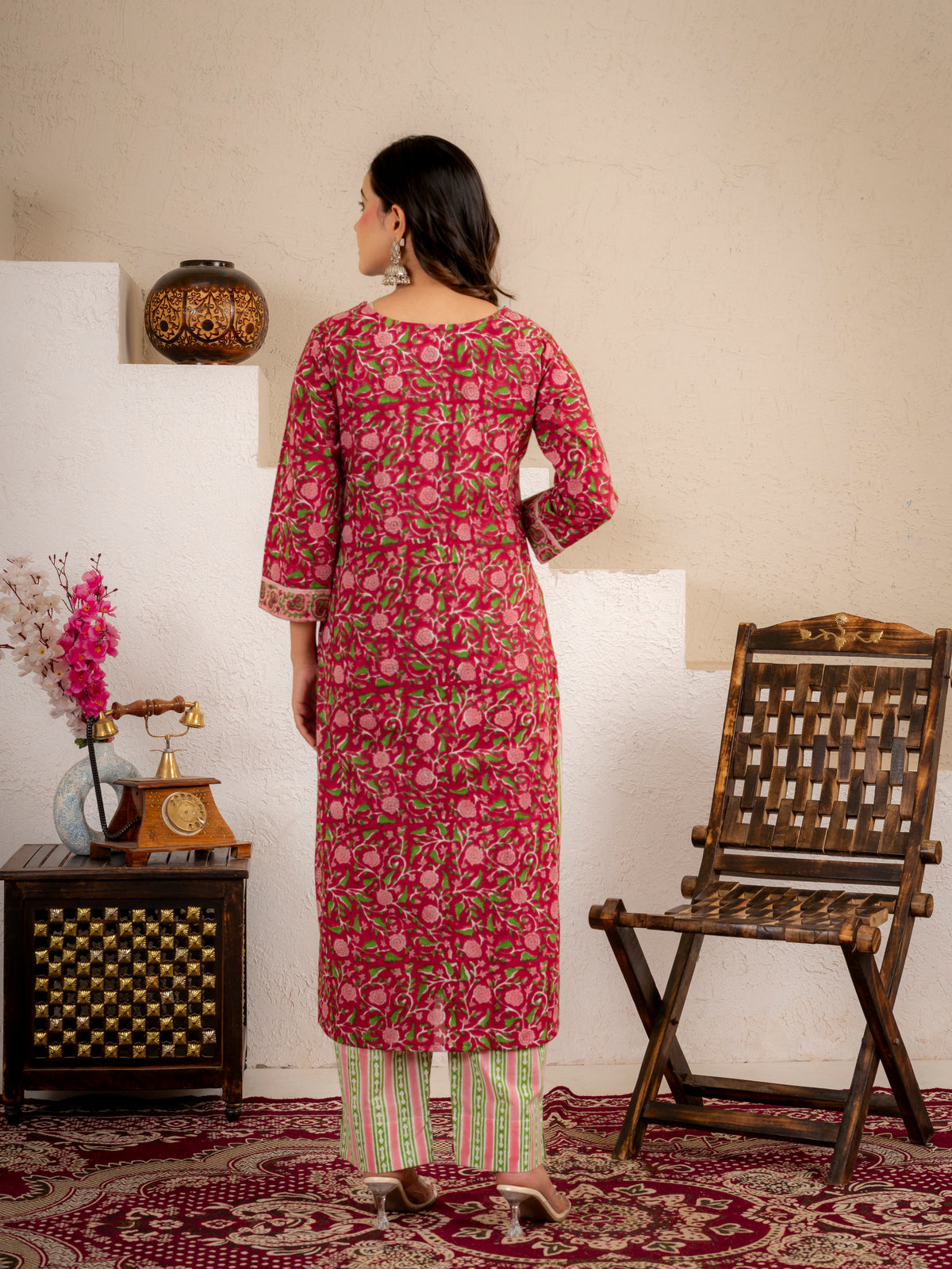 Click to view full screen Gulnaar Printed Suit Set