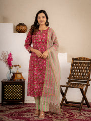 Gulnaar Printed Suit Set