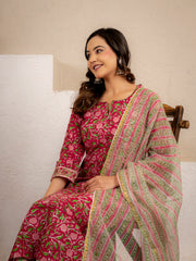 Gulnaar Printed Suit Set